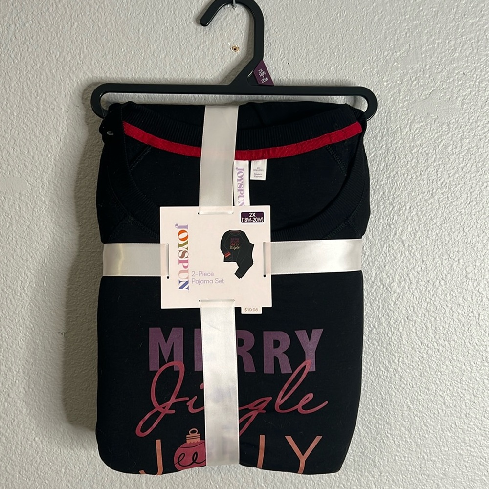 Merry Jingle Jolly Bright 2-Piece Pajama Set - NWT